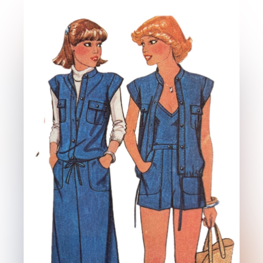 Vintage Pattern McCall's Summer Wardrobe 70s Top, Shorts & Pants